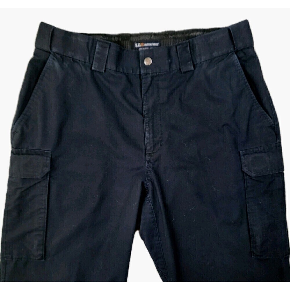 5.11 Tactical Series TAC 105C Ripstop Pants Field Style Black Men's 38 READ DESC